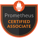 Prometheus Certified Associate badge